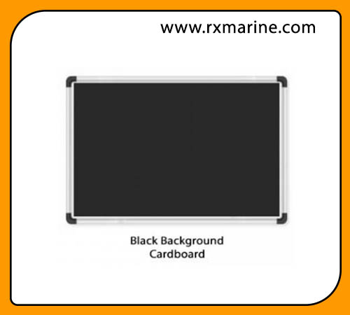 Black Background Cardboard